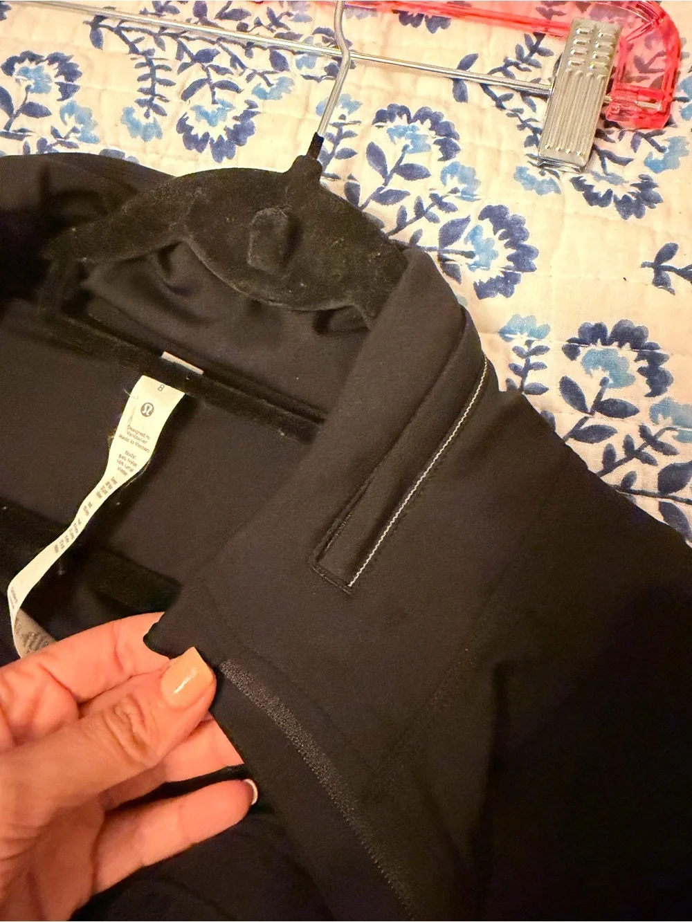 Lululemon athletic running style jacket with built in hood